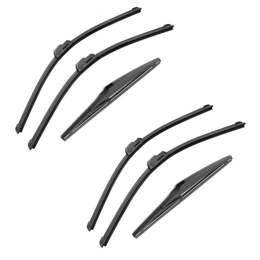 Spazzole tergicristallo Auto Auto Parabrezza Parabrezza Spazzole Tergicristallo Anteriore Posteriore in Gomma Accessori Compatibile con KIA per Stonic 2016-2021