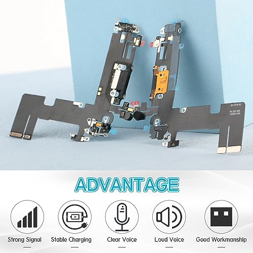 RongZy Dock Connector for iPhone 13 Charging Socket with Flex Cable Compatible with iPhone 13 USB Charging Port Replacement - Image 2