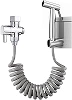 Vista 5 de Manguera de resorte telescópica flexible de PU con G1/2 (0.8 pulgadas, 0.787 in), interfaz de rosca interna, manguera de resorte, 118 pulgadas, gris