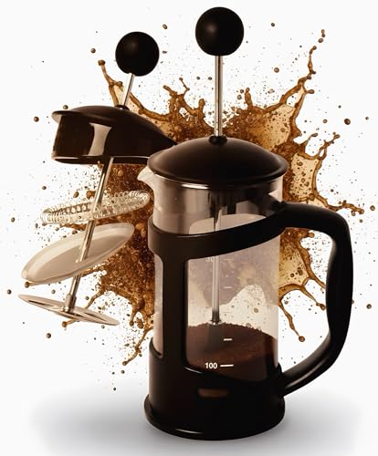 Nozzy French Press Coffee Maker 350 ml Stainless Steel Manual Coffee Press