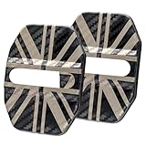 [SKYBELL] ドアストライカー カバー ミニクーパー f54 f55 f56 f57 f60 f65 f66 u25 BMW MINI 対応 2個セット アクセサリー グッズ (カーボン柄)