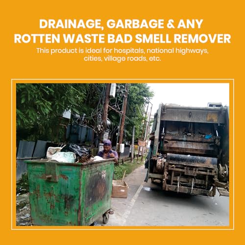 Image of Clearzone DRAIGRAB 0996 Drain Odour Cleaner & Toilet Smell Remover | Garbage Smell Eliminator for Clogged Drains, Grease, Rotten Food | Safe Formula for Kitchens, Bathrooms & Hospitals (500 ML)