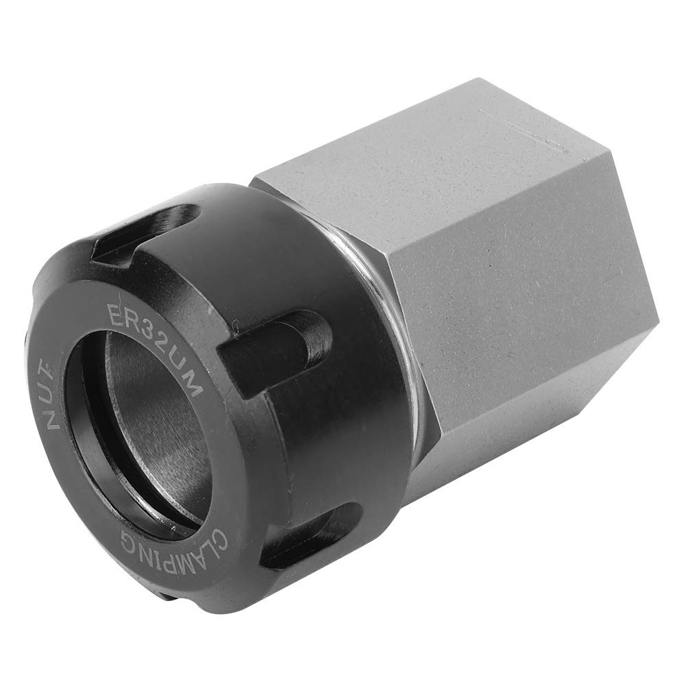 ER32 Collet Block ER32 Collet Block Hex Chuck Collet Holder Lathe Engraving Machine Accessories for CNC Lathe Engraving Machine collets (Quadrilateral)