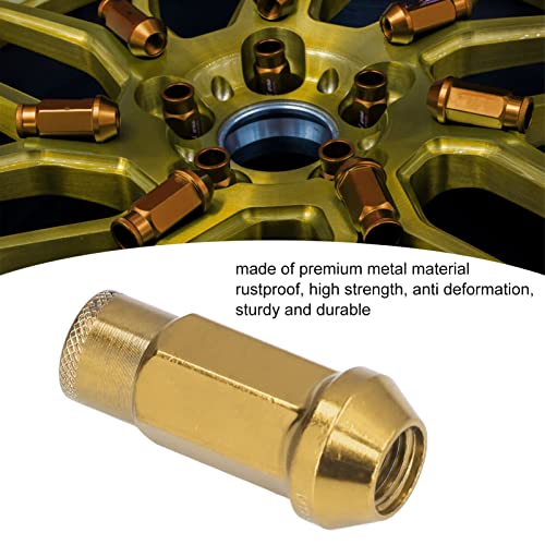 Image of Lug Nuts, Wheel Lug Nut, 20PCS M12x1.25 Metal Wheel Lug Nuts Universal Car Accessories Replacement for