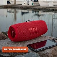 JBL CHARGE 5 - Tragbarer Bluetooth-Lautsprecher mit IP67-Wasserschutz und USB-Ladeanschluss - Blau – Ansicht 6