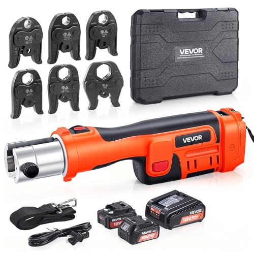 VEVOR Press Tool 18V Electric Crimping Tool for 1/2 - 2 Copper Pipes