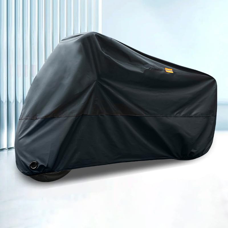 ZHSDMB Housse Moto Extérieure Étanche Suzuki GSR 750/600/400 – Tissu Oxford Anti-Pluie UV Poussière Vent – Protection Complète Toute Saison – Noir/Argent