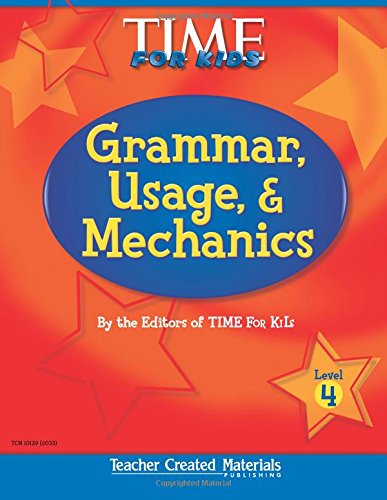Shell Education Grammar, Usage, & Mechanics Student Book Level 4 (Level 4)