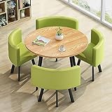 Salvaspazio per un utilizzo versatile: il design compatto del set tavolo e sedia da negoziato è ideale per ottimizzare piccoli spazi senza rinunciare allo stile. Adatto per varie occasioni, dalle sale degli scacchi e biblioteche agli uffici, supermercati e caffè, questo set versatile offre funzionalità ed eleganza. In soggiorno, camera da letto, biblioteca, cinema o salotto, il set si adatta armoniosamente a diversi ambienti.