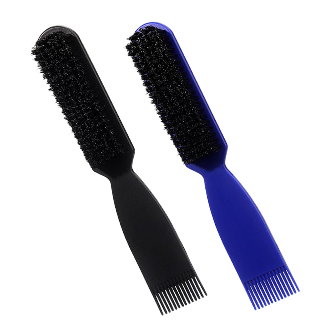 WOFASHPURET 2pc Men's Beard Styling Kit Vintage Shaving Brush Comb for Beard Grooming Small Pocket Brush for Men