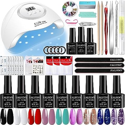 9 colors nail polish set,gel nail polish kit,nail lamp, nail tool Cover
