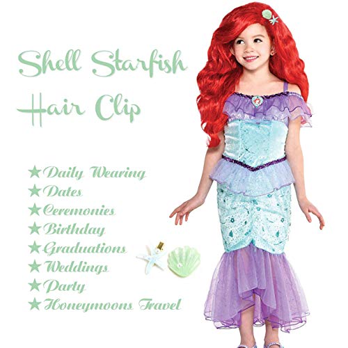 Set de Pinzas para Cabello con Estrella de Mar Verde miniatura 3