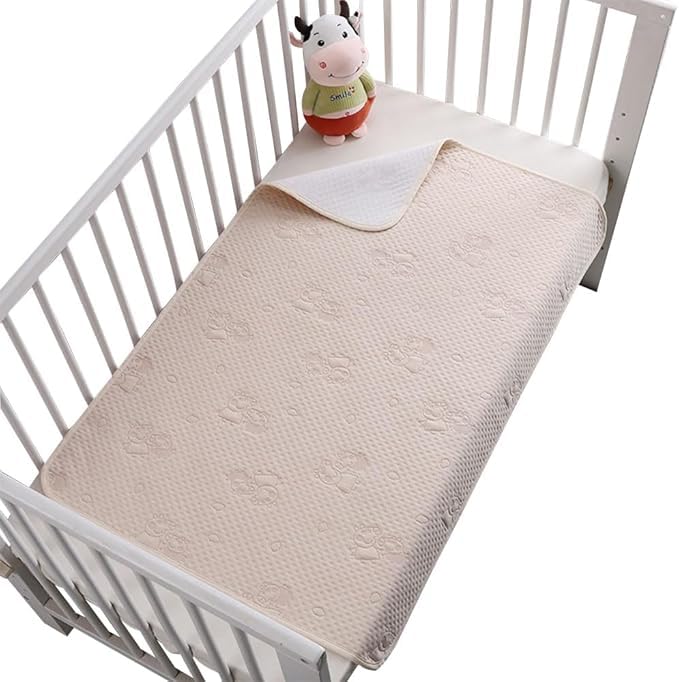 JZS Waterproof Bed Pad, Washable Mattress Protector 4 Layer Blanket Sheet Soft and Absorbent Urine Pads for Baby Toddler Children and Adults with Incontinence(70x90cm)