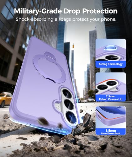 Image of FNTCASE for Samsung Galaxy S26 FE Case with 360 Spin Magnetic Stand