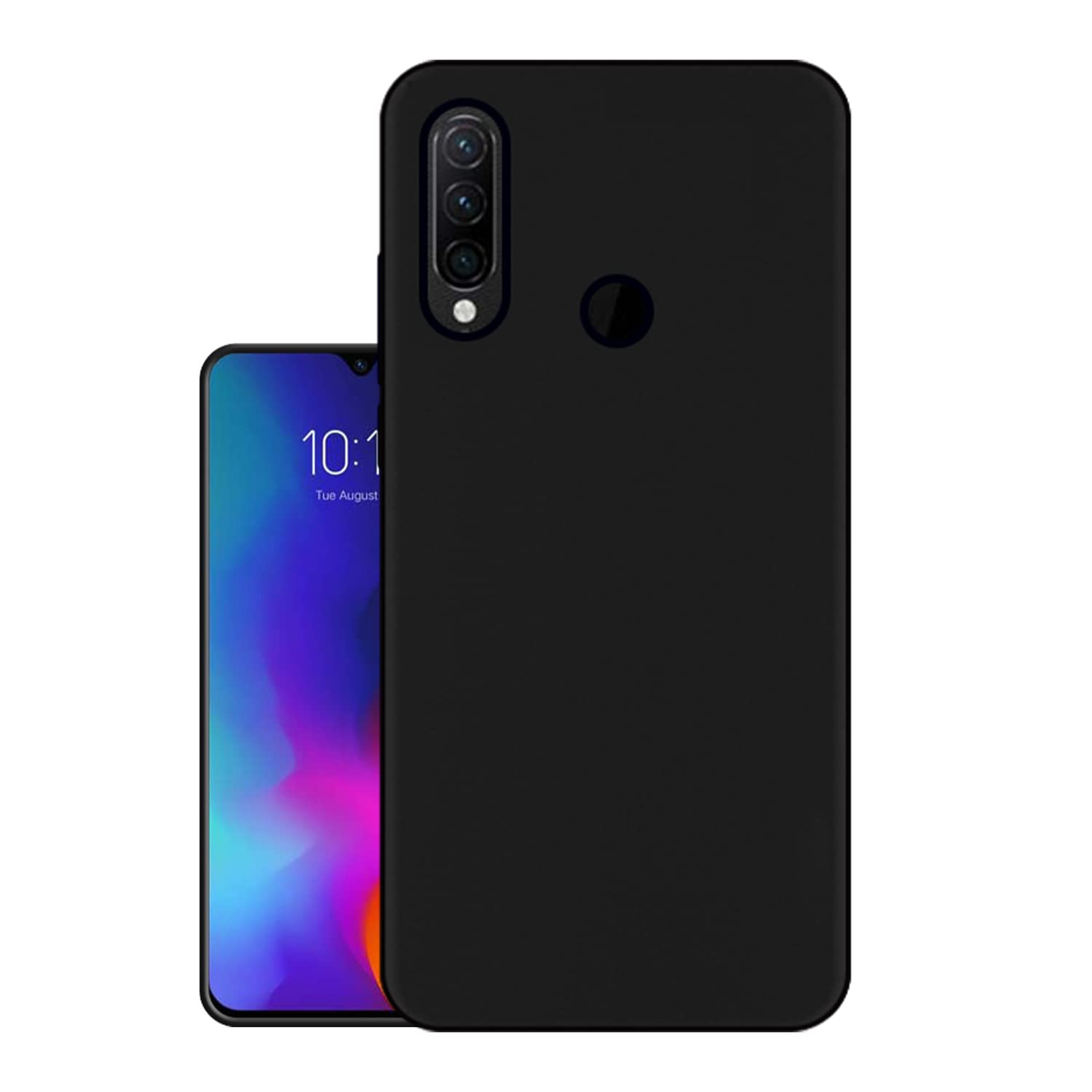 HELLO ZONE Exclusive Matte Finish Soft Back Case Cover for Lenovo K10 Plus - Black (B07Z635B37) Amazon Price History, Amazon Price Tracker