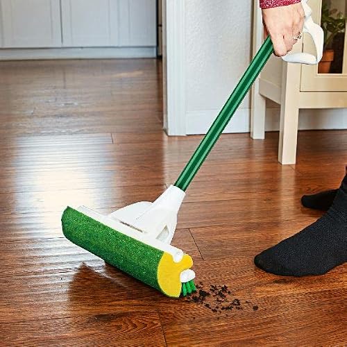 Libman Nitty Gritty Roller Mop Refills, Green, Yellow, 3 Pack #TOP4