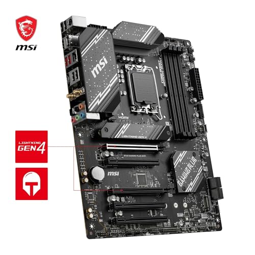 MSI B760 Gaming Plus WiFi Scheda madre ATX - Supporta Intel 12° & 13° Gen - Scheda madre - Immagine 4