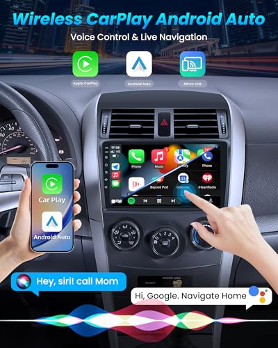 Image of Car Radio for Toyota Corolla 2009-2013: Upgrade Android 15