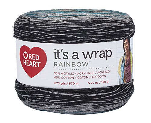 RED HEART Wrap Rainbow Yarn, Couture (E862.9334)