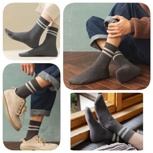 Mens Athletic Cotton Socks Five Pack Ankle Sock2
