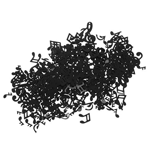 36 Cupcake-Topper Mit Musiknoten – Schwarz Glitzernd, Für Geburtstage, Konzerte & Musik-Partys
