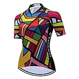 weimo Women Cycling Jersey Short Sleeve Breathable Biking Shirt