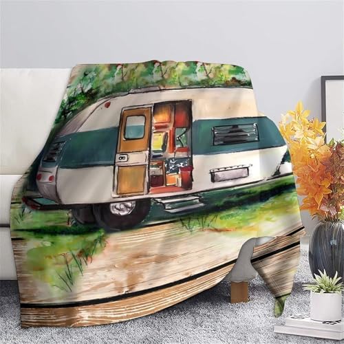 Couverture antistatique lavable grand format en microfibre douce