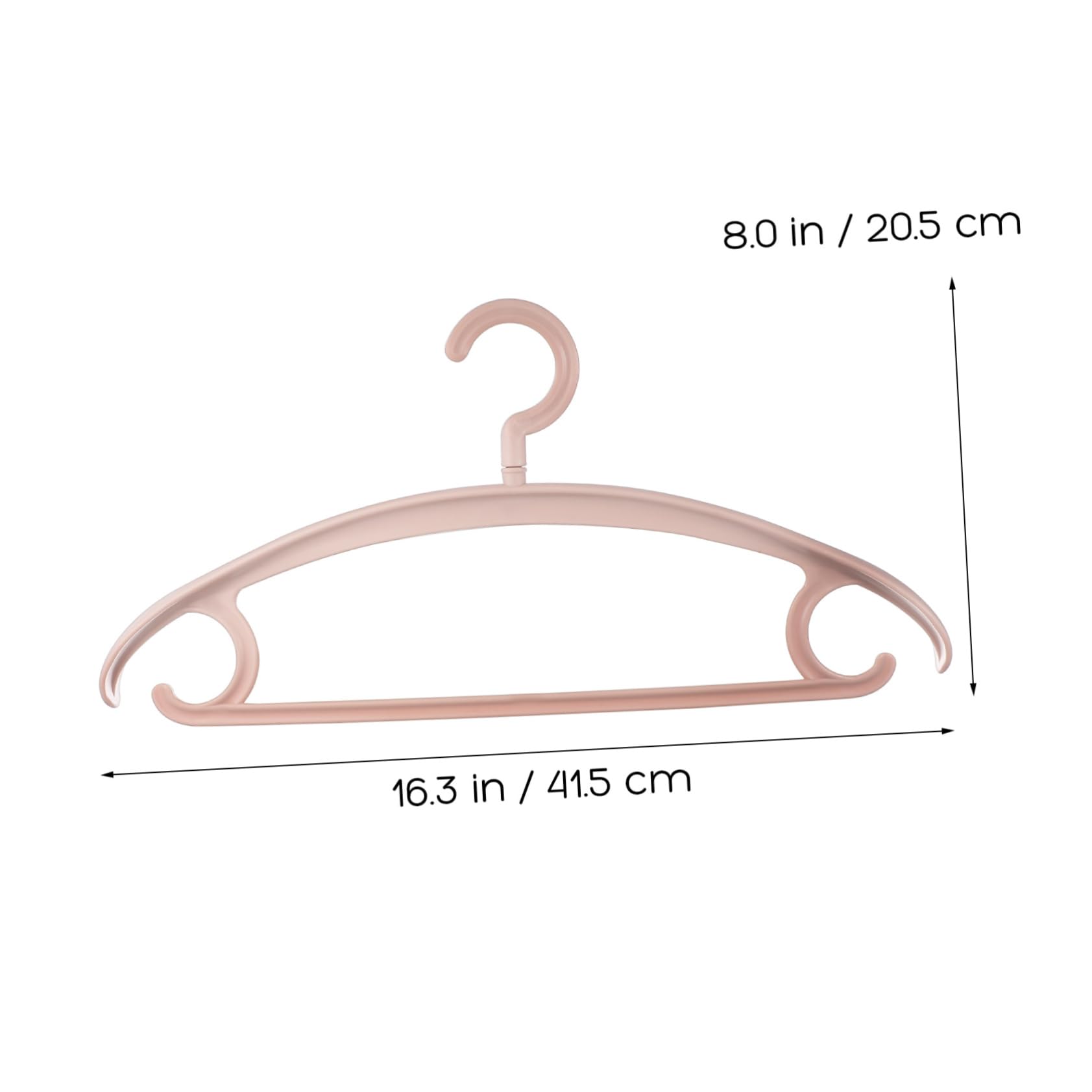 MUCKLILY 10pcs Nonslip Plastic Clothes Hangers with Shoulder Bump Prevention Closet Organizer for Shirts Coats Dresses Heavy Duty Construction Smooth Surface for Care