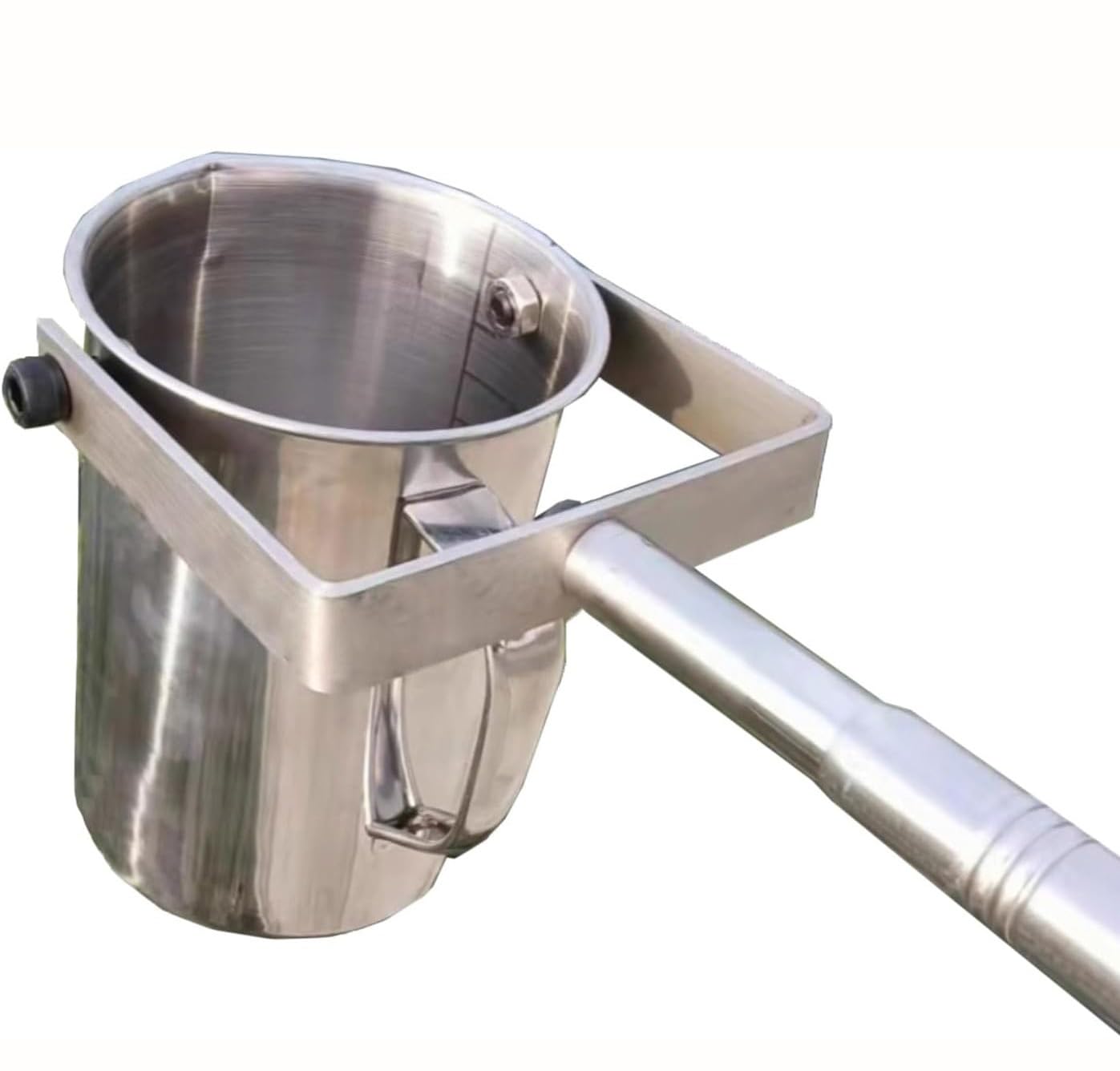 304 Edelstahl-Probenschöpfer mit Graduierung, 500ml/1000ml Pendelbecher Probenehmer Schöpfer Wasserprobenahme Schöpfer (NICHT INBEGRIFFEN ROD)(Metallic,500ml)
