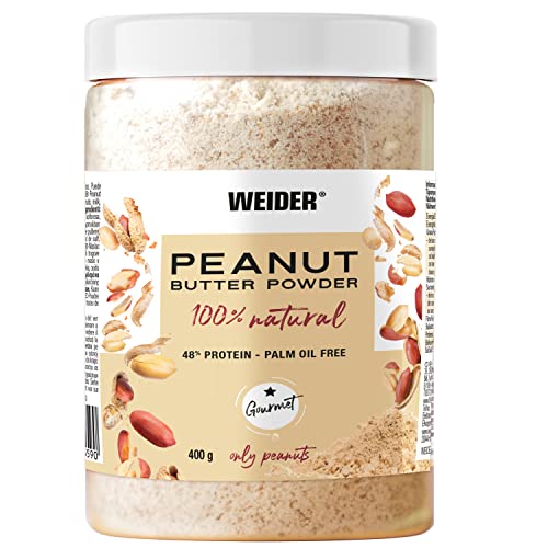 Weider Peanut Butter Powder (400g) 100% Cacahuètes naturelles en poudre, riche en Protéines, sans...