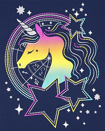 Image of The Children's Place Girls' Unicorns,Butterfly Short Sleeve Graphic T-Shirts,3 Pack