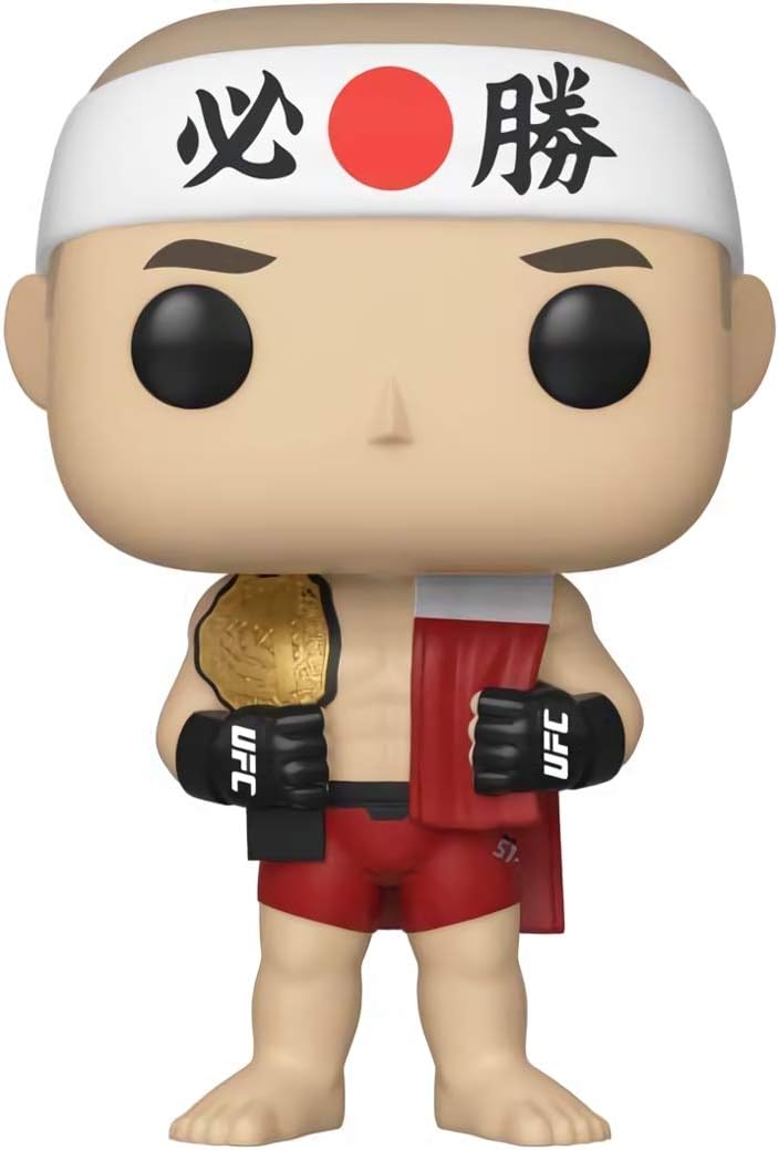 Funko George St. Pierre POP! UFC Vinyl Figure & 1 POP! Compatible PET Plastic Graphical Protector Bundle [#009 / 37802 - B]