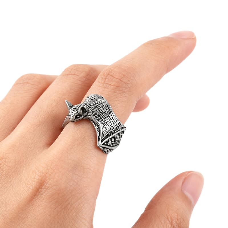 ラウンド用品・アクセサリー baty Zibuyu® Vintage Gothic Bat Ring, Handcrafted Elegance, Jewelry for