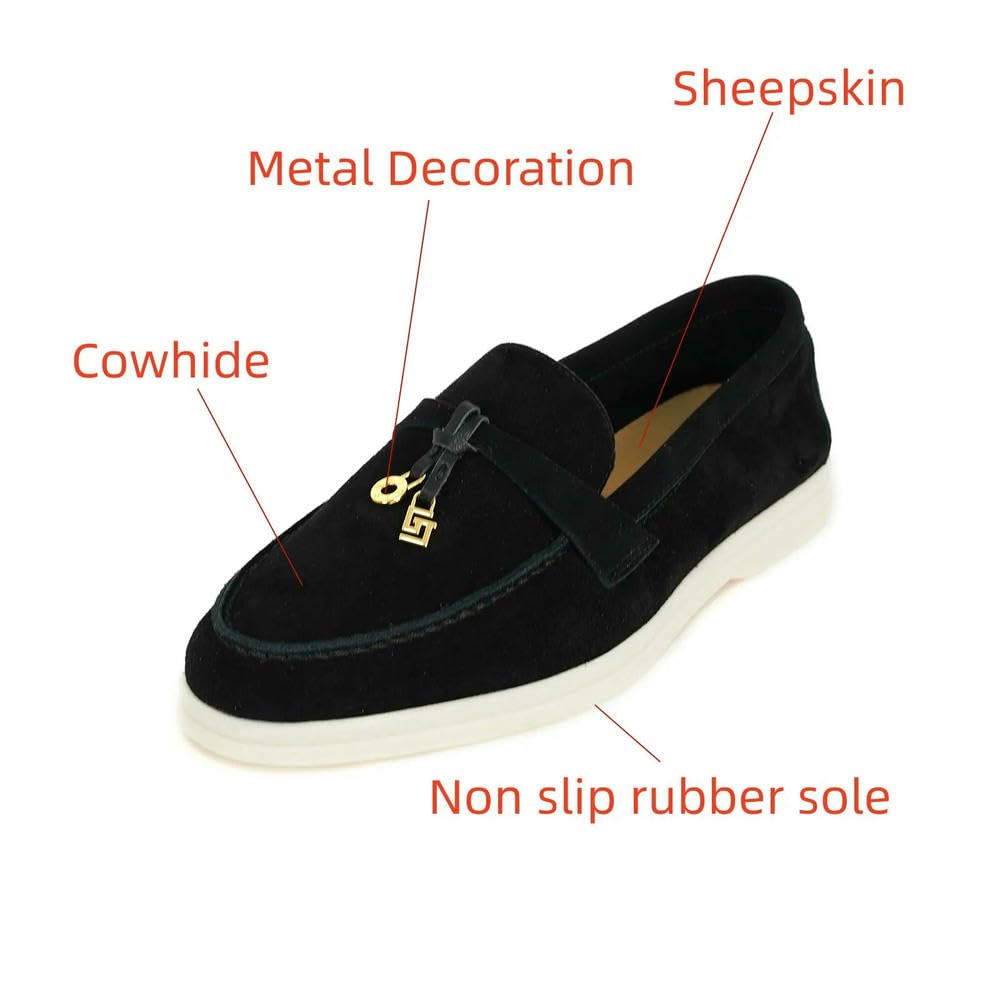 ZBDP - Zapatos casuales de moda para mujer para primavera y otoño, zapatos planos para mujer, mocasines de suela gruesa