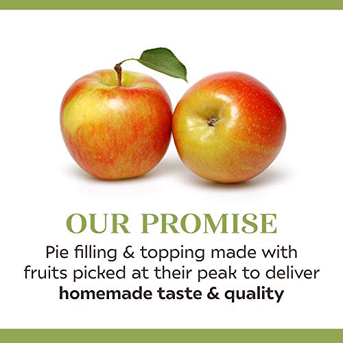 Duncan Hines Wilderness More Fruit Pie Filling & Topping, Apple, 21 Ounce  (Pack of 12)