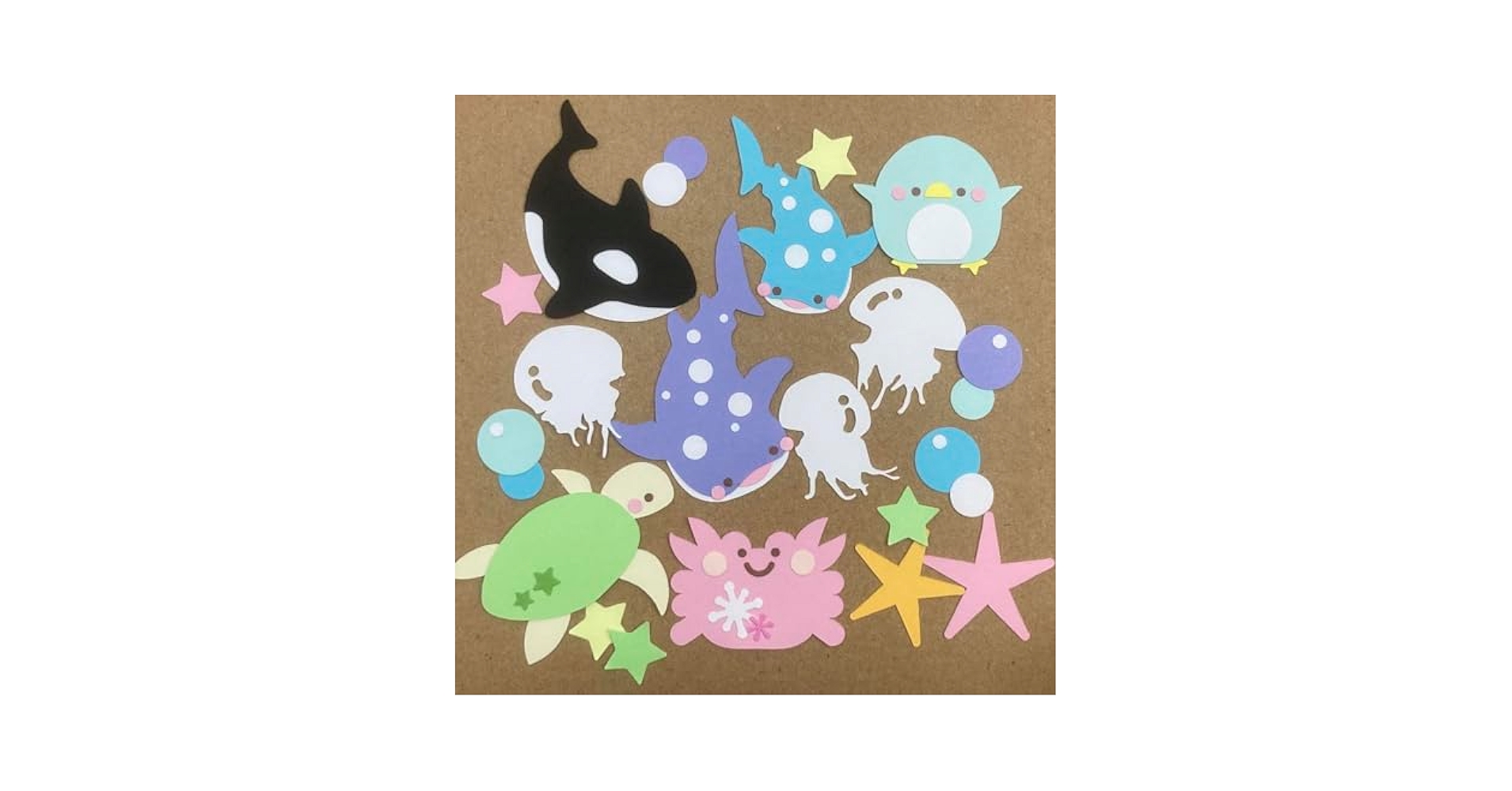 【水中の生き物20円シリーズ】サンプルページ（ペーパークラフト クラフトパンチ） Amazon.co.jp: 348 ペーパークラフト アルバム クラフトパンチ