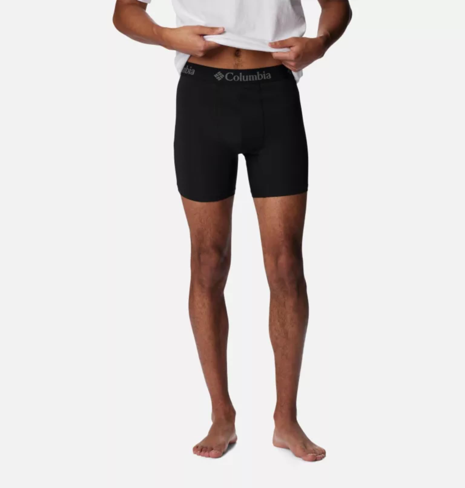 Columbia - Calzoncillos tipo bóxer elásticos de poliéster estampado para hombre, 3 pares