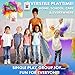 Covelico Scarves for Kids Play - 14 x Juggling Scarves, Fun Play Silks for Dance, Music, Parties, & Movements, 7 Pairs of Vibrant Colored Sensory Waldorf Silks for Preschool, Kindergarten & Classroom