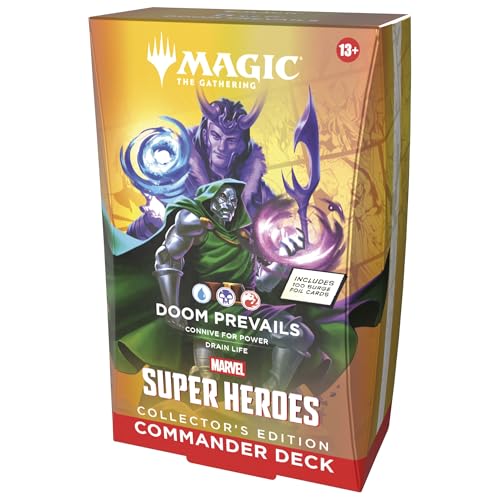 Deck Commander Magic: The Gathering | Marvel Super Heroes - Gloire à Fatalis édition Collector (Version Anglaise)