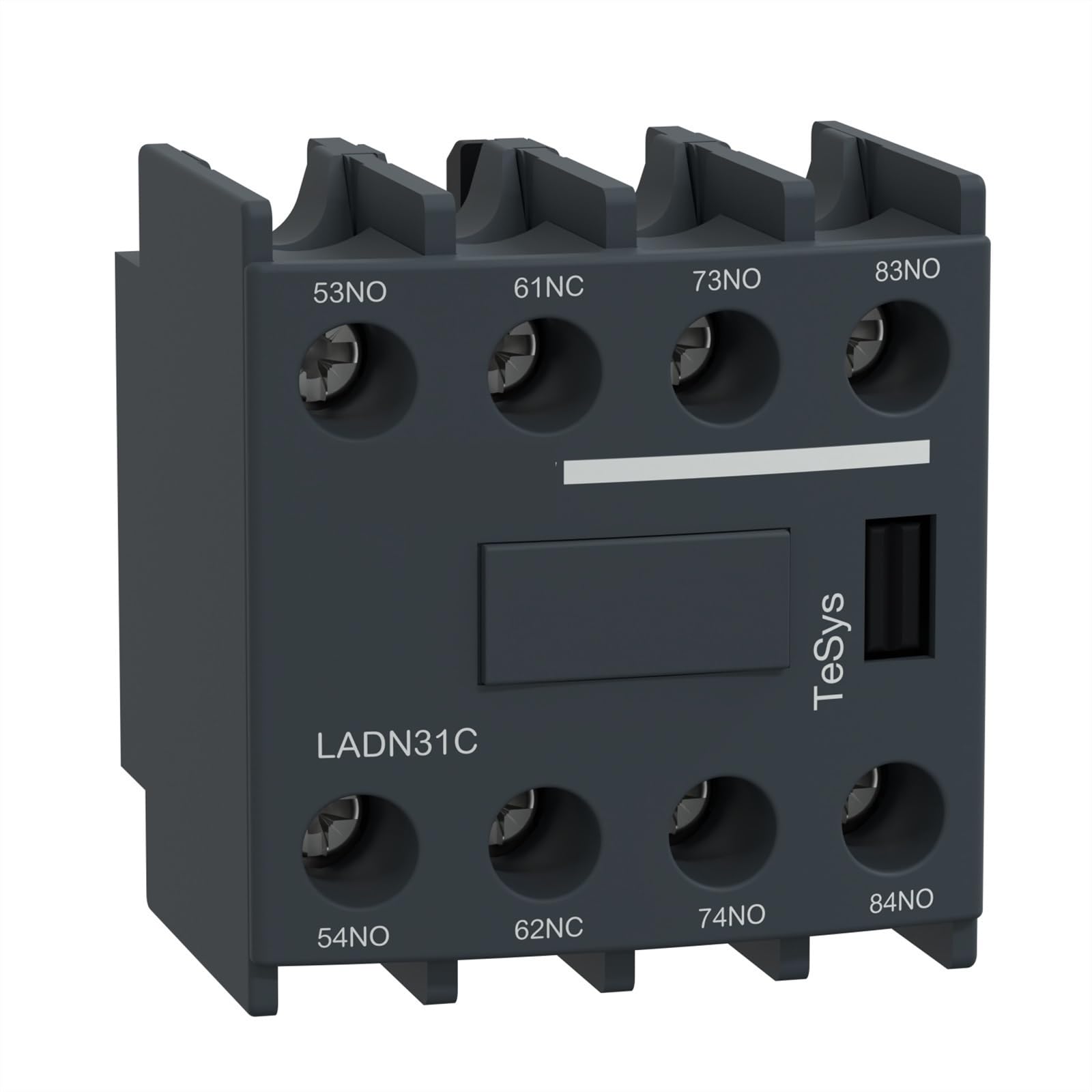 KNIUWMBMH LADN31C Contactor Attachment AC Contactor Instantaneous Auxiliary Contact 3NO+1NC Front Mounting