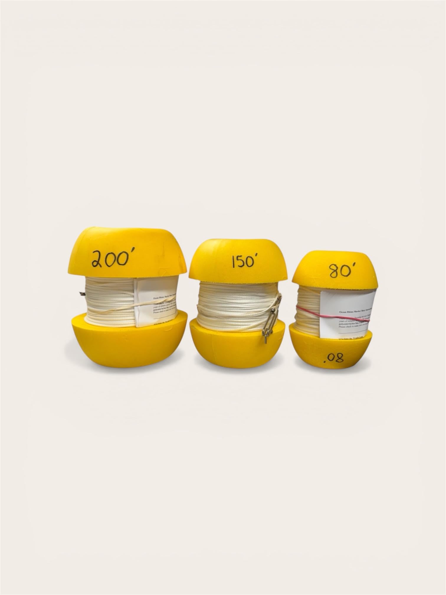 Marker Buoys for Freediving and Scuba Diving (Large w/200ft of Line)