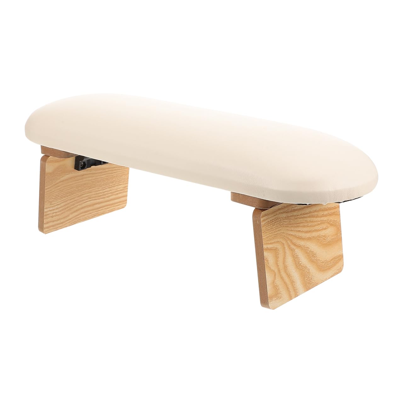 Adjustable Folding Nail Arm Rest, Cream Yellow