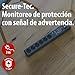 Imagen de Brennenstuhl Secure-Tec regleta de enchufes con 6 Tomas de Corriente