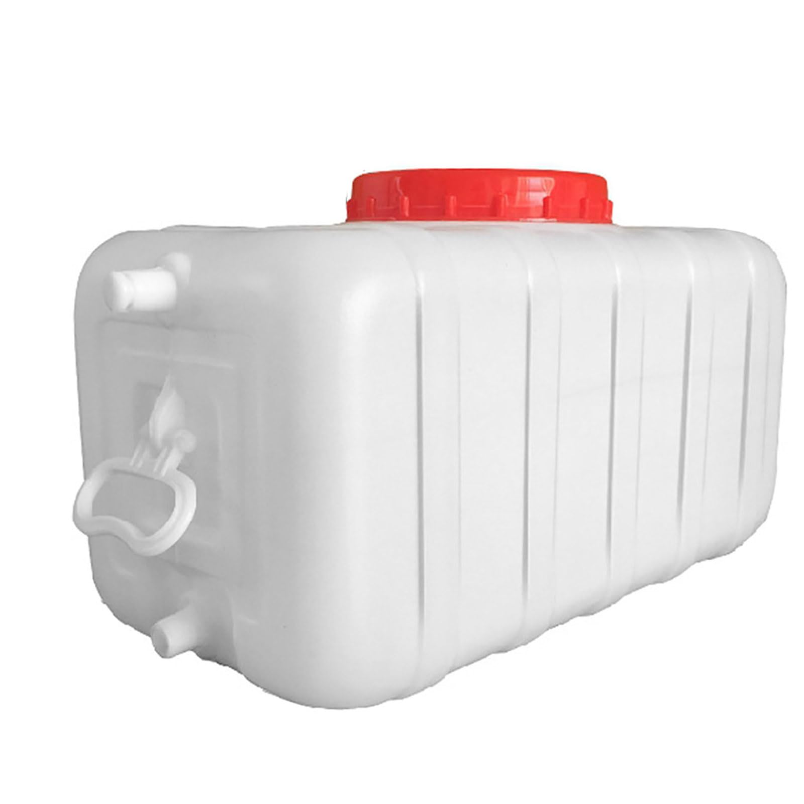 Tanica per acqua 15L/25L/30L/45L/75L/110L Alimentare Familiare Grado Serbatoio Plastica Sovradimensionato Spessore Vasca Dell'acqua Vasca Rettangolare Orizzontale Scoperta Serbatoio (Size:30L)