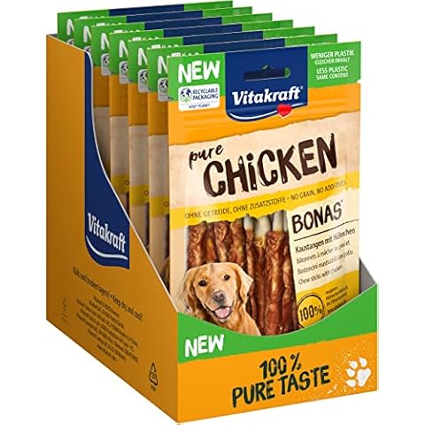 Vitakraft fleischiger Hundesnack Chicken Bonas Kaustangen Huhn Cover