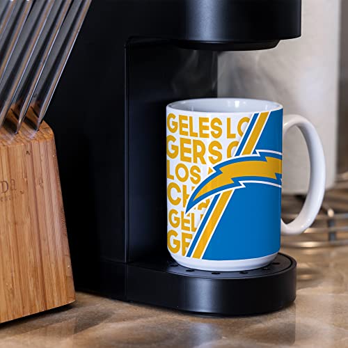 Image of Rico Industries NFL Football 15 oz White Ceramic Mug