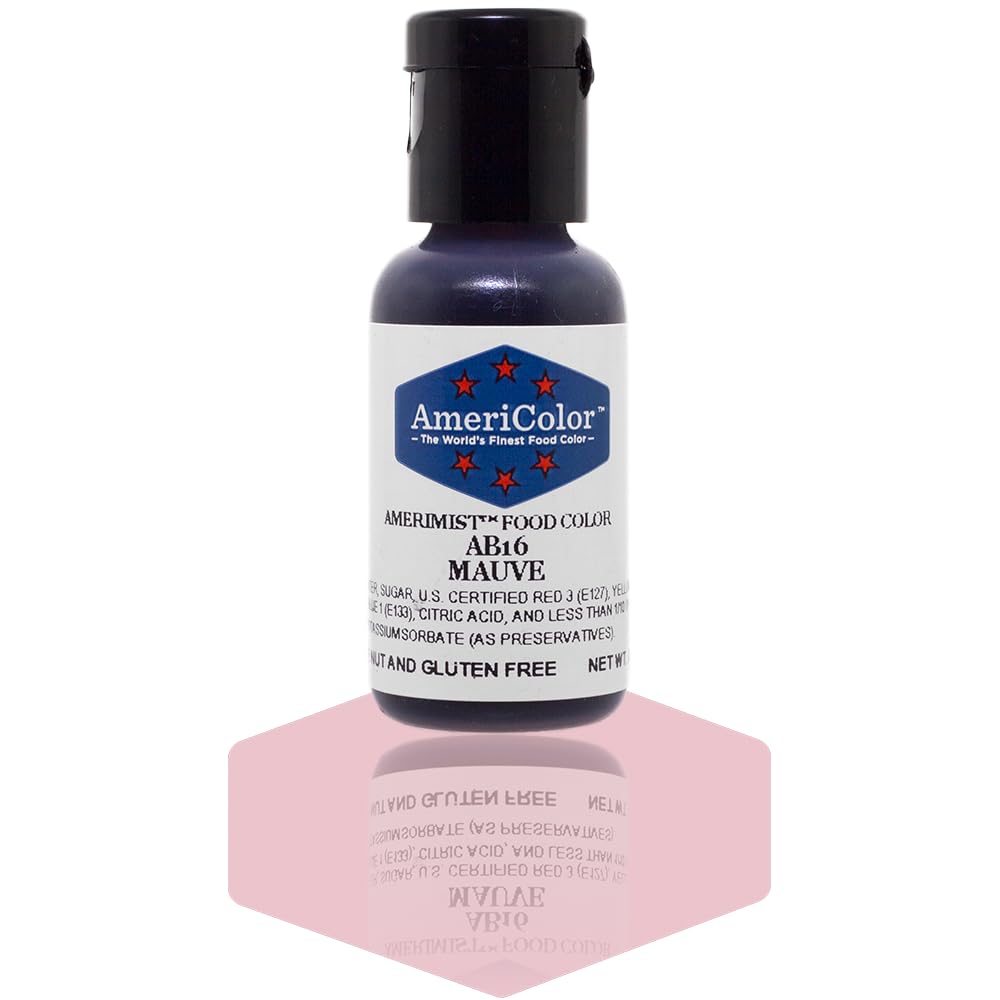 AmeriColor AmeriMist Mauve Airbrush Food Color, .65 oz.
