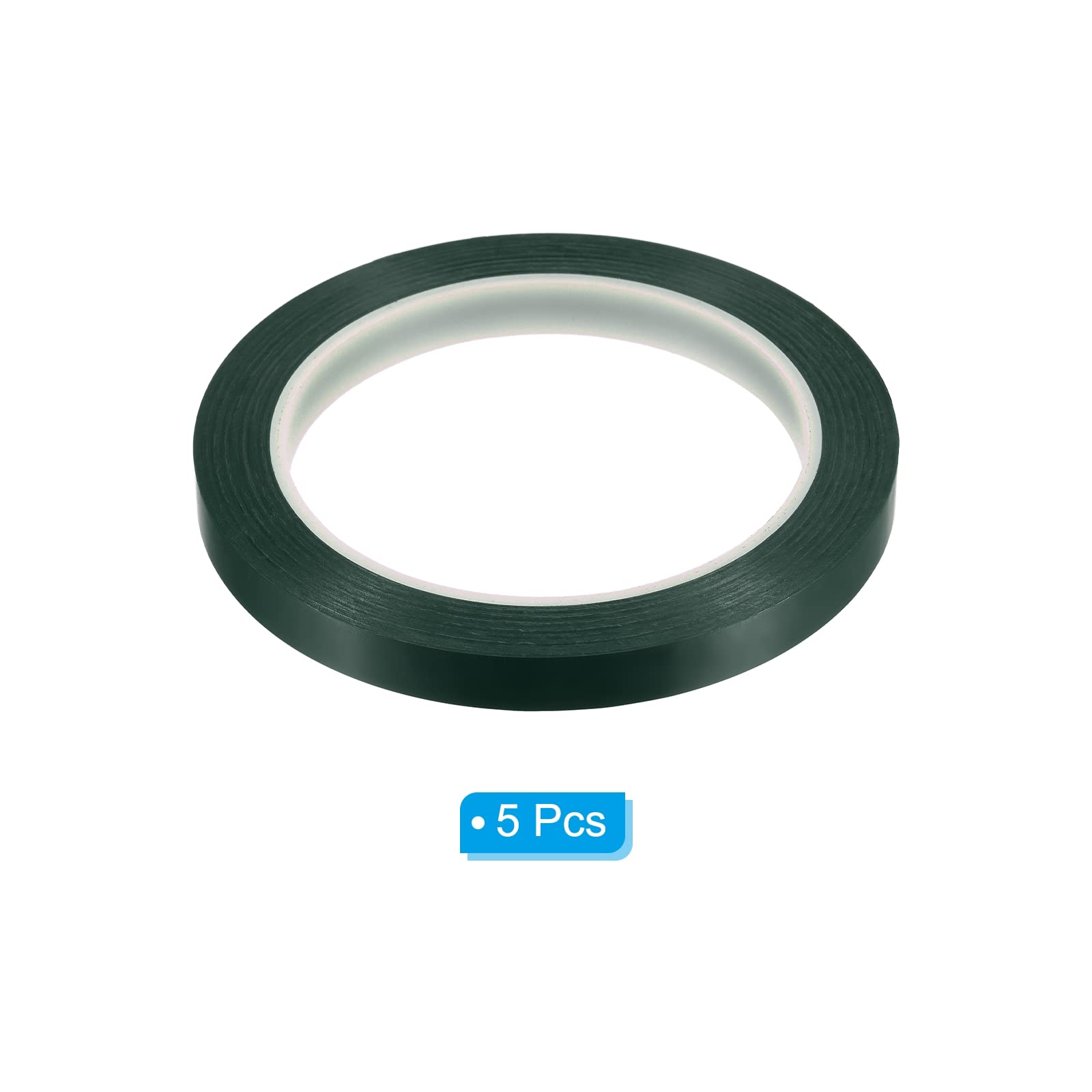 PATIKIL Whiteboard Tape 10mm X 66m, 5 Pack Thin Dry Erase Tape for Graphic Chart Marking DIY Art Green - Image 3