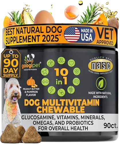 Googipet Premium Dog Multivitamin Chewable, Dog Vitamins and Supplements, Puppy Vitamins & Senior...