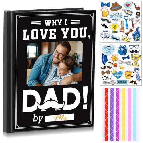 Janlaugh Dad Fill In The Blank Love Book Father's Day